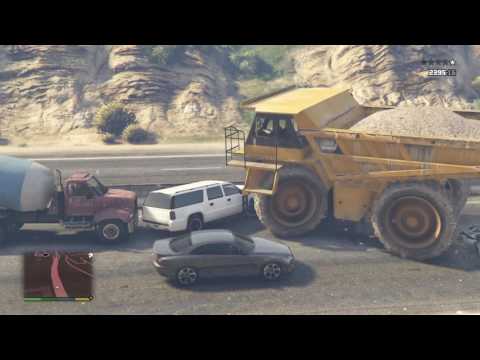 GTA 5 Dump Truck VS Cars