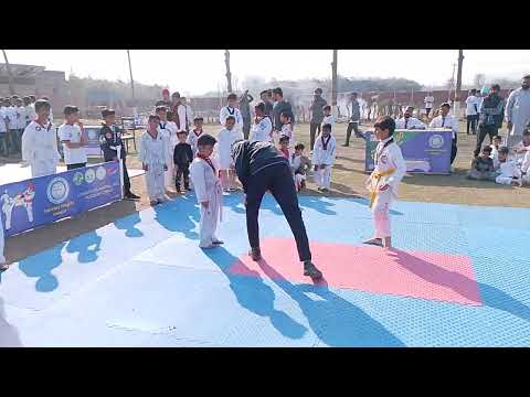 Hammad Yellowbelt Taekwondo Punjab Level Second Fight Won from Knockout Headshot