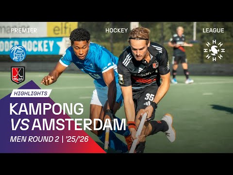 Top Clash in Utrecht 🧨 Kampong – Amsterdam 🏑 Tulp Hoofdklasse Men ‘25/’26 | Highlights
