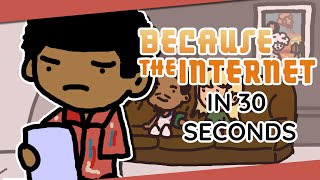 Basically Childish Gambino&#39;s &quot;BECAUSE THE INTERNET&quot; in 30 Seconds