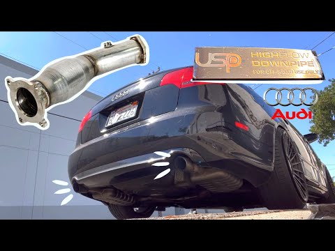 Audi B7 A4 2.0T USP 3” Stainless Steel High Flow Catalytic Converter / Warm Start