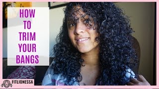 How I Trim My Bangs| DIY Fringe Bangs