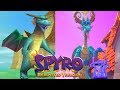 Original and Spyro Reignited Trilogy Comparisons of all 80 Dragons