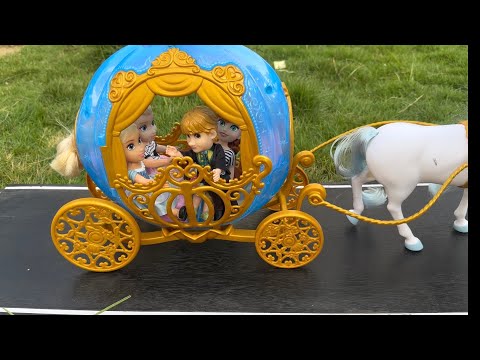 Play With Elsa Anna Toddlers Episode 10 - Elsa & Anna toddlers learns a lesson on the way to School