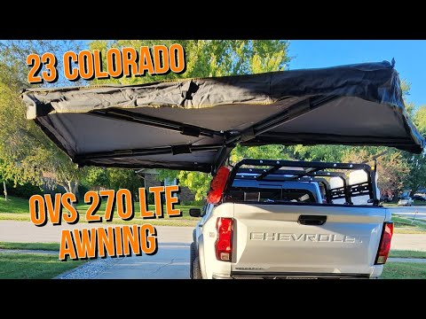 OVS Nomadic 270LTE Awning Installed on 2023 Colorado