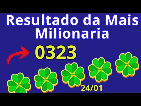 Resultado da mais Milionaria Concurso 0323