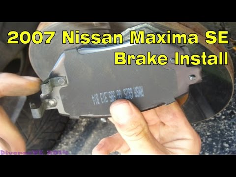 2007 Nissan Maxima 3.5 SE 240000 miles Front Brake Pads Replacement