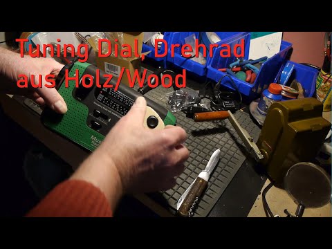 Frequenz Drehrad verbessern. Frequenz genauer einstellen. Increasing tuning dial. RD 388 Solar Radio