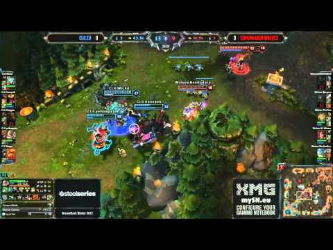 LoL Dreamhack CLG.EU vs Copenhagen Wolves (Game 1)[Semi-Finals]