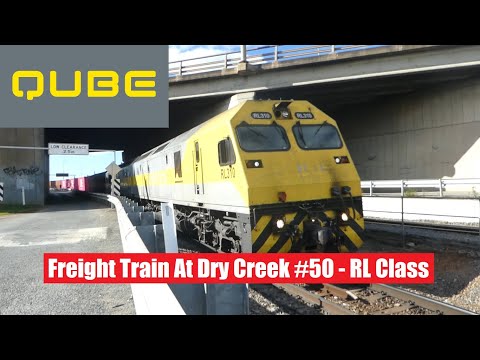 Freight Train At Dry Creek #50 - RL Class - Qube
