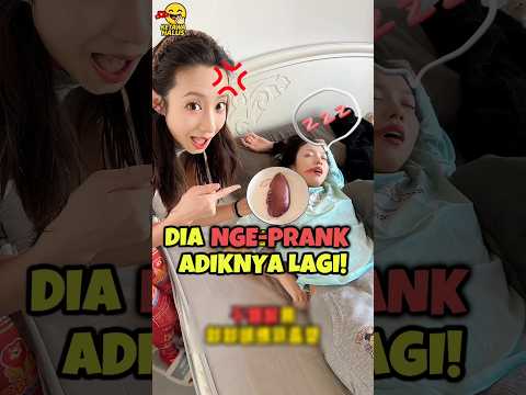 Iseng Nge-Prank Adik Yg Lagi Tidur! #lucu #pranks #shorts