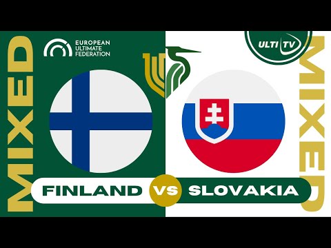 Finland vs Slovakia — MIXED Pool — European Ultimate Championships #EUC2023