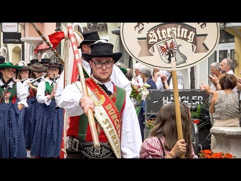 Bezirksmusikfest in Sterzing 2018 - Festumzug & Festakt