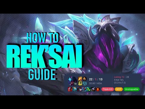 How I play league's least popular champion - S15 Rek'Sai Guide