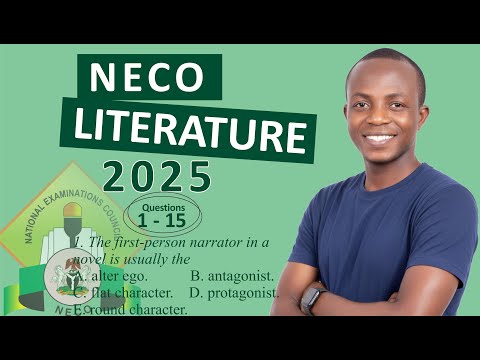 NECO 2025 Literature-in-English Past Questions & Answers | Literary Appreciation