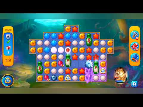 фишдом 2022 # 10536 уровень - прохождение без бустеров # Fishdom,  10536  level - no Boosters.