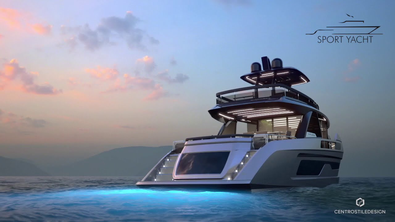 Explorer Yacht 62 - Render Video