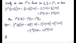 Download the video "Lecture 15 Transpose of a Linear operator"