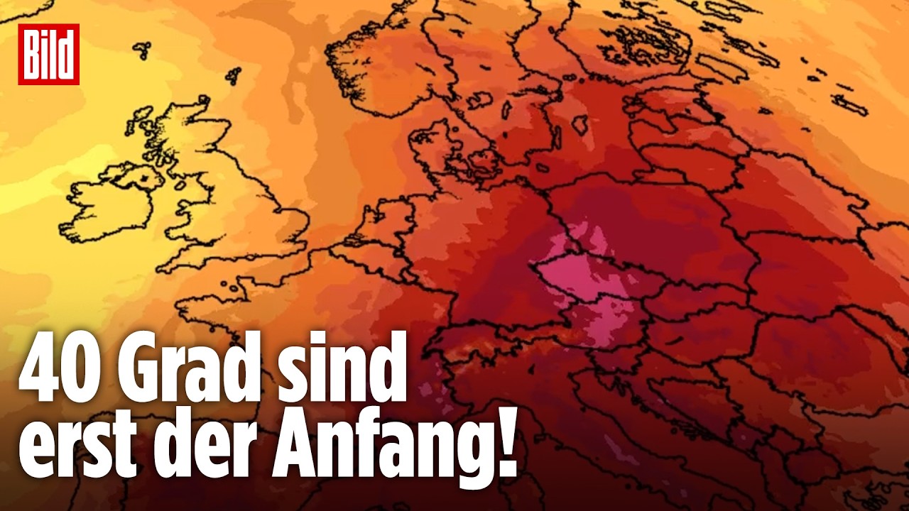 40 Grad geknackt: Das Hitze-Chaos geht weiter!