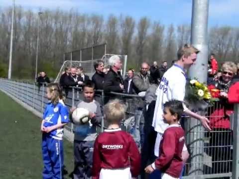 Huldiging Waterwijk C1 kampioen 3e divisie 14 april 2012