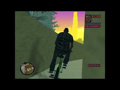 Grand Theft Auto San Andreas Rainomizer + Extreme chaos mod Downtown Area