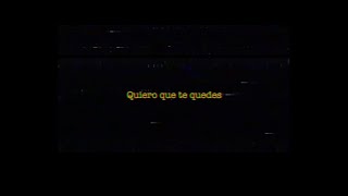 Quiero que te quedes Music Video