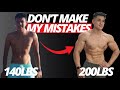 TEENAGE BODYBUILDING ADVICE: MY TOP 3 MISTAKES