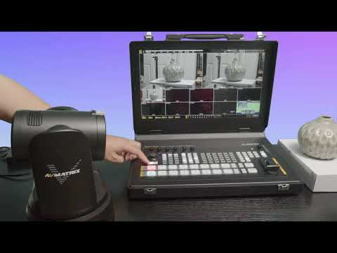 AVMATRIX SHARK S8X PLUS 8-Channel SDI/HDMI Portable Video Switcher video