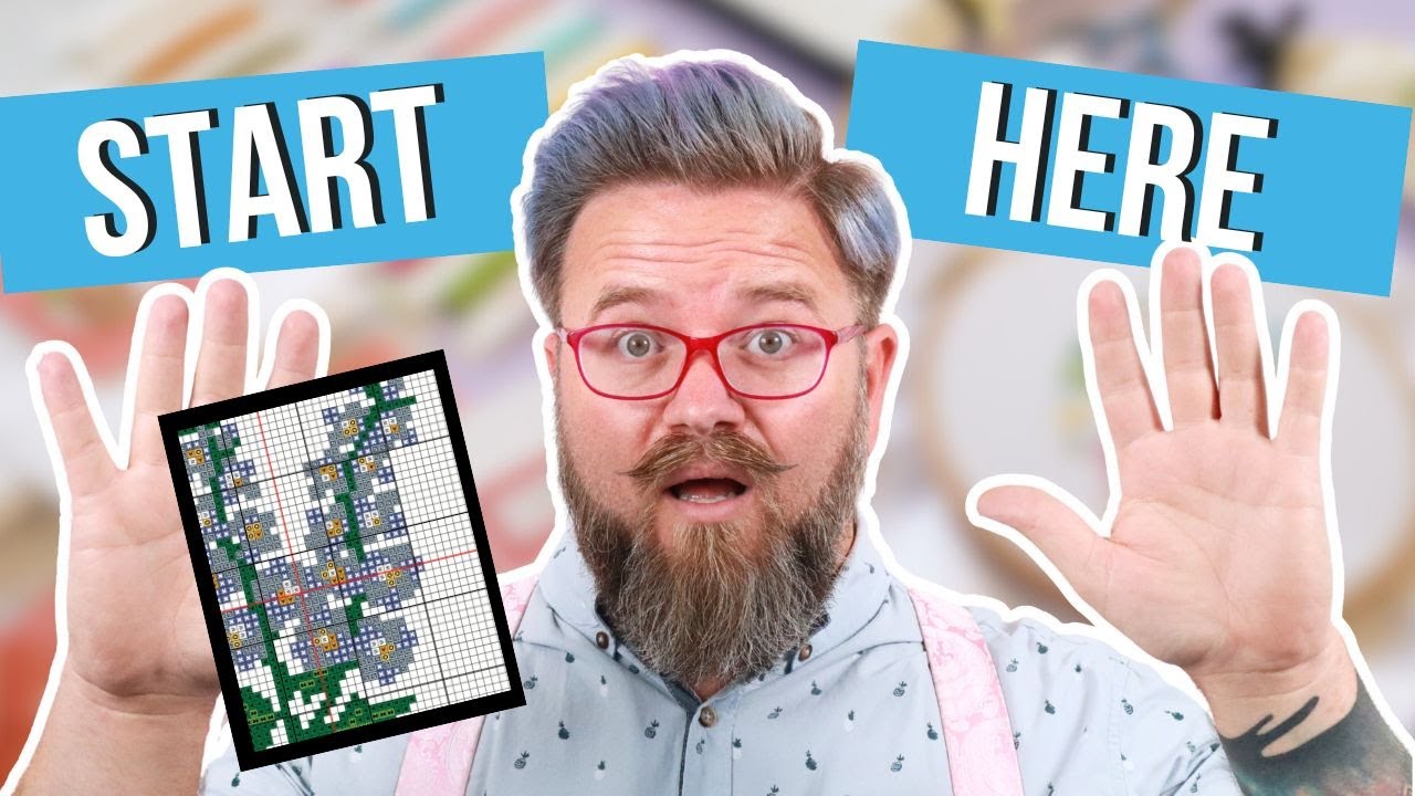 How to Read a Cross Stitch Pattern | Caterpillar Cross Stitch