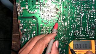how to repair vertical section in CRT TV and its voltage  part-2