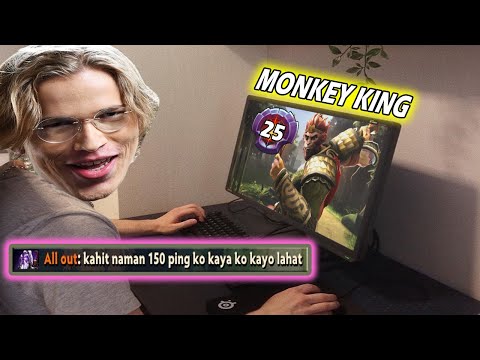 Topson Last Pick MONKEY KING — No Easy GAME in SEA Server DOTA 2