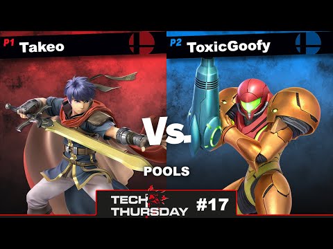 Tech Thursday #17 Pools - Takeo (Ike) Vs. ToxicGoofy (Samus) Smash Ultimate - SSBU