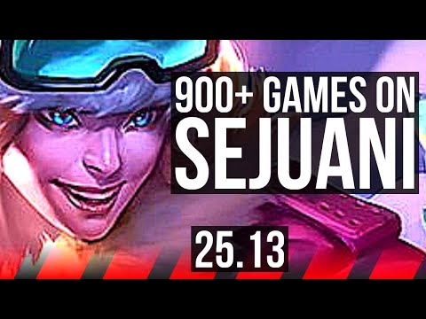 SEJUANI vs NASUS (TOP) | 900+ games | NA Master | 25.13