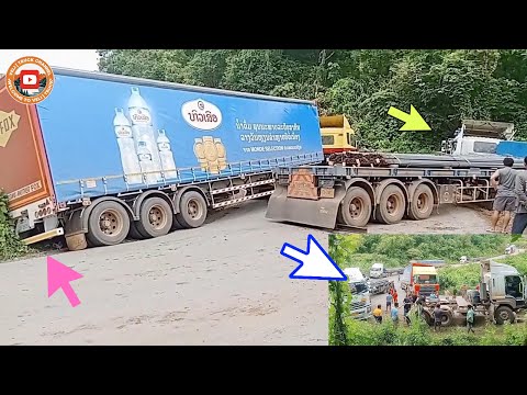 Near-Disaster Moments – When Massive Trucks Break Down on the Road!