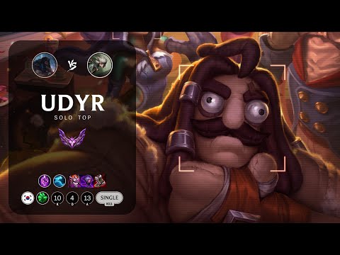 Udyr Top vs Camille - KR Master Patch 13.22
