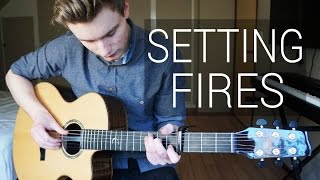 The Chainsmokers - Setting Fires ft. XYLØ - Guitar Cover (Fingerstyle) | Mattias Krantz