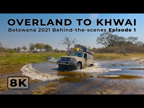 Overland to Khwai | Botswana 2021 Ep 1 | Behind-the-scenes filming African wildlife in 8K