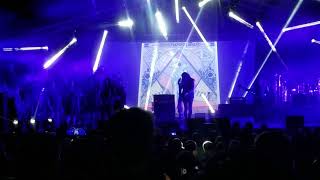 Orphaned Land performing Chains Fall to Gravity w. HellScore at Zappa Amphi Shuni 13.6.18