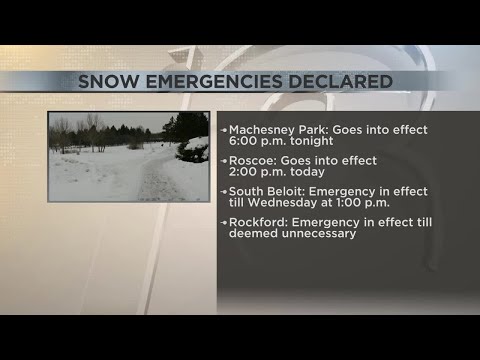 City of Rockford Declares a Snow Emergency 12-29-2020