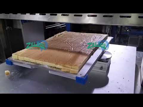 Commercial Automatic Vertical Cake Slicer Cutting Machine For Rectangle /Triangle/ Round Cakes