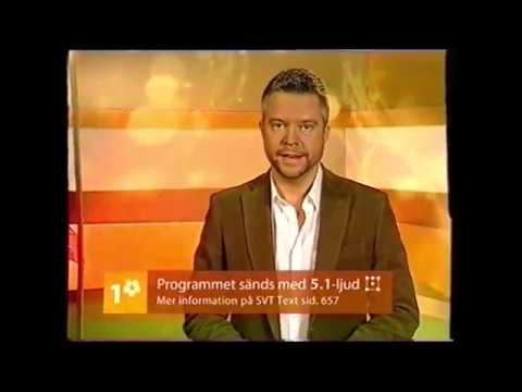 Vinjetter (rutor) & Hallåa före 'Kommissionen' - SVT1 2005-10-09