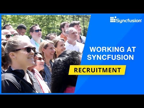 Working at Syncfusion