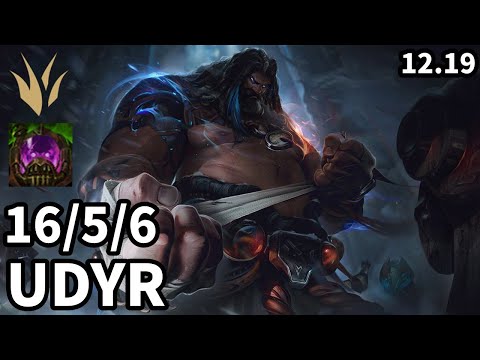 Udyr Jungle vs Jarvan IV - Ranked Diamond 1 - Patch KR 12.19