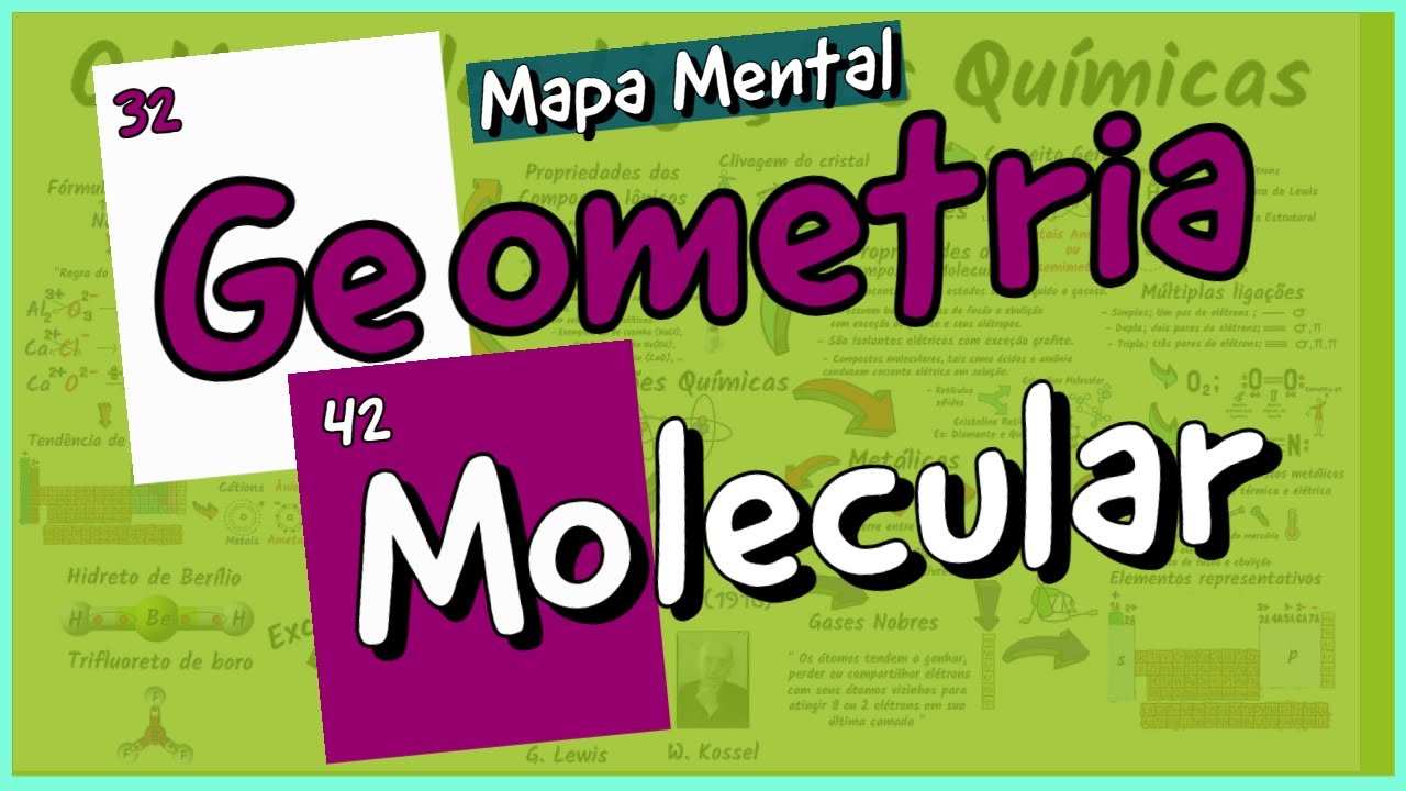 Geometria Molecular |Mapa Mental Explicado|