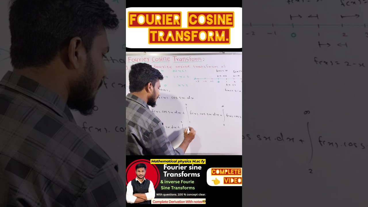 Fourier Sine Transforms with questions. #mathematicalphysics #mscphysics #education