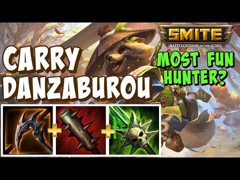 MOST FUN HUNTER RIGHT NOW? SMITE SEASON 9 DANZABUROU CARRY BUILD IS AWESOME