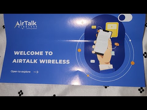 airtalk wireless  phone unboxing