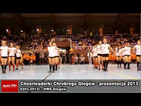 Cheerleaderki Chrobrego Głogów - prezentacja 2013
