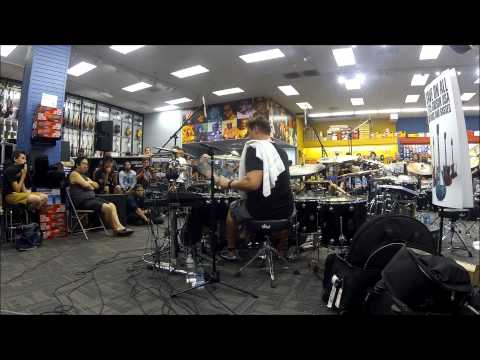 Workshop Thomas Lang at Guitar Center Cerritos recorded by Cauan Shaman Part 3 final