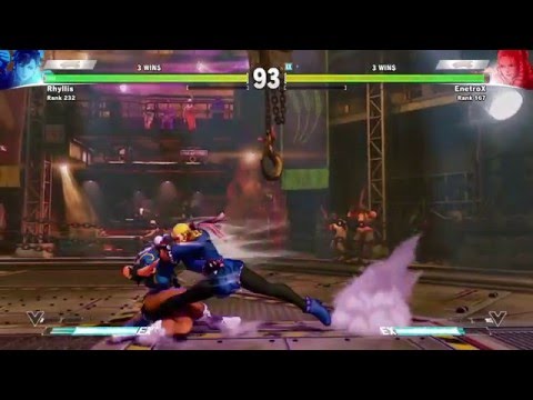 SF V: Rhyllis (Chun-Li) vs EnetroX (Karin - Rage Quit)